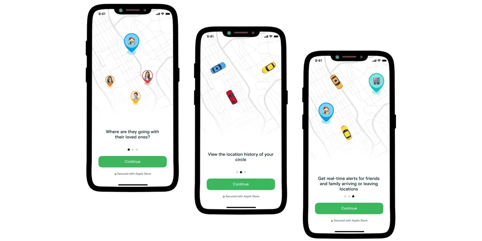 A screen from the Number Tracker app with some of its features.